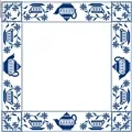 Image of Gobelin-L Teatime Tablecloth Cross Stitch Kit