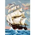 Image of Diamant Frigate Tapestry Canvas
