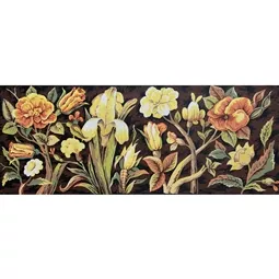 Diamant Floral Elegance Tapestry Canvas