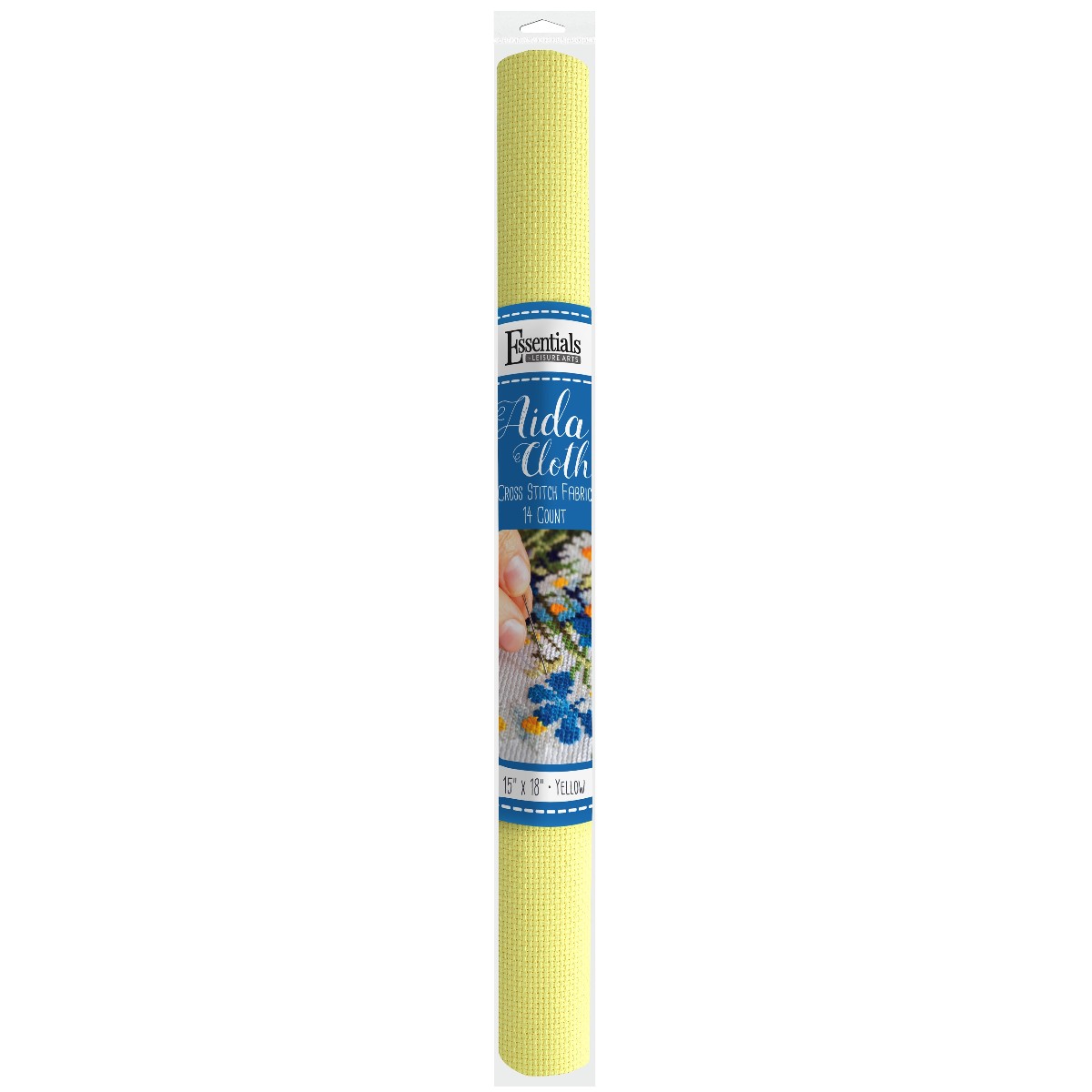 Leisure Arts 14 count Yellow Aida 15 x 18 Inches Fabric Thread — image 5