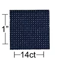 Image of Leisure Arts 14 count Navy Aida 30 x 36 Inches Fabric Thread