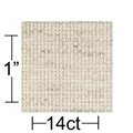 Image of Leisure Arts 14 count Oatmeal Aida 30 x 36 Inches Fabric Thread