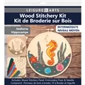 Image of Leisure Arts Seahorse Wood Stitchery Kit