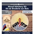 Image of Leisure Arts Lighthouse Wood Stitchery Kit