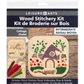 Image of Leisure Arts Cottage Wood Stitchery Kit