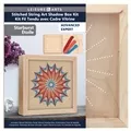 Image of Leisure Arts Shadow Box Starburst Wood Stitchery Kit