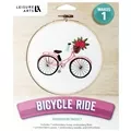 Image of Leisure Arts Bicycle Ride Embroidery Kit