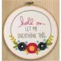 Image of Leisure Arts Hold On Embroidery Kit