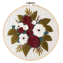 Leisure Arts Posey Bouquet Embroidery Kit