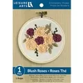 Image of Leisure Arts Blush Rose Embroidery Kit