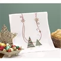 Image of Leisure Arts Christmas Trees Runner Embroidery Kit