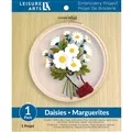 Image of Leisure Arts Organza Daisies Embroidery Kit