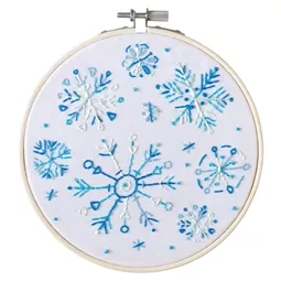 Leisure Arts Snow Day Embroidery Kit