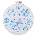 Image of Leisure Arts Snow Day Embroidery Kit