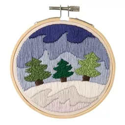 Leisure Arts Snowy Forest Embroidery Kit
