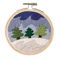 Image of Leisure Arts Snowy Forest Embroidery Kit