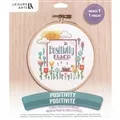 Image of Leisure Arts Positivity Cross Stitch Kit