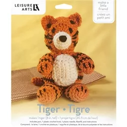 Leisure Arts Crochet Friends - Tiger Crochet Kit