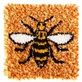 Image of Leisure Arts Bee Latch Hook Cushion Kit