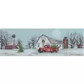 Image of Dimensions Winter Farm Christmas Cross Stitch Kit