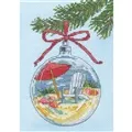 Image of Dimensions Beach Ornament Christmas Cross Stitch Kit