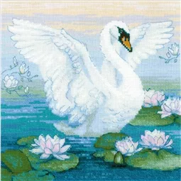 RIOLIS White Swan Cross Stitch Kit