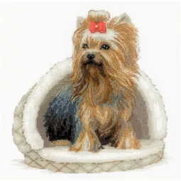 RIOLIS Yorkshire Terrier Cross Stitch Kit