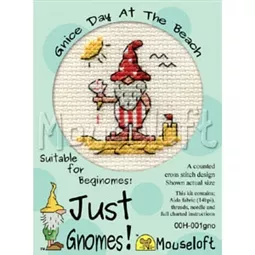 Mouseloft Gnice Day at the Beach Cross Stitch Kit