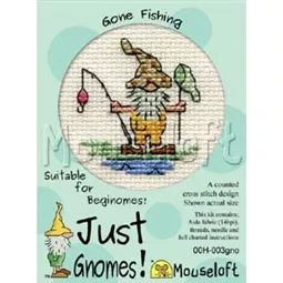 Mouseloft Gone Fishing Cross Stitch Kit