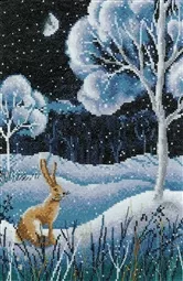 Heritage Winter Forest - Evenweave Christmas Cross Stitch Kit