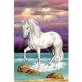 Image of Grafitec Unicorn Stallion Tapestry Canvas
