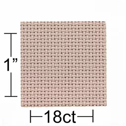 Leisure Arts 18 count Beige Aida 30 x 36 Inches Fabric
