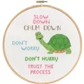 Image of Permin Slow Down Cross Stitch Kit