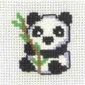 Image of Permin Panda Cross Stitch Kit