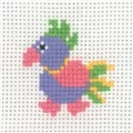 Image of Permin Parrot Cross Stitch Kit