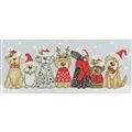 Image of Bothy Threads Holiday Hounds Christmas Cross Stitch Kit