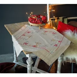 Reindeer and Stars Tablecloth