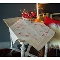 Image of Vervaco Reindeer and Stars Tablecloth Christmas Cross Stitch Kit
