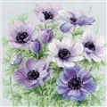 Image of RIOLIS Purple Anemones Cross Stitch Kit