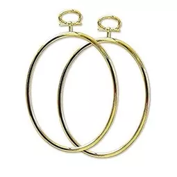 Janlynn Just a Frame 4.25 Inch Oval Gold 2 Pack Accessory