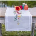 Image of Vervaco Tropical Flowers Runner Cross Stitch Kit