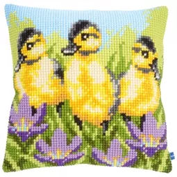Vervaco Ducklings Cushion Cross Stitch Kit