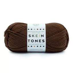 Lion Brand Yarn Basic Stitch Anti Pilling Skein Tones- Cocoa 100g