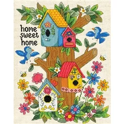 Design Works Crafts Home Sweet Home Cross Stitch Kit