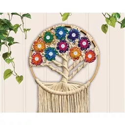 Design Works Crafts Bright Flower Tree Craft Kit