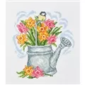 Image of Permin Jug and Tulips Cross Stitch Kit