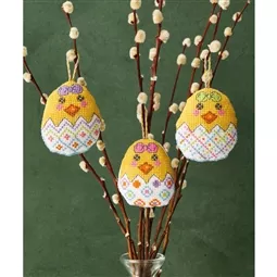 Permin Egg Decorations Cross Stitch Kit