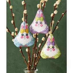 Permin Easter Bunny Decorations Cross Stitch Kit