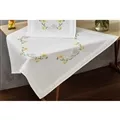 Image of Permin Daffodils and Egg Tablecloth Embroidery Kit