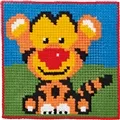 Image of Permin Tiger Cub Cross Stitch Kit